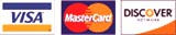 Visa
                                                        MasterCard
                                                        Discover
